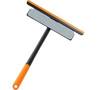 FUNNETOYU Window Cleaning Tool Tpr Grip with Replacement Heads, Aluminium and Abs Frame Convenient for Daily Life, for Cleaning Window Screens and Mirrors