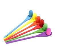 FUNNETOYU Wood Balance Beam Toy for Egg and Spoon Relay Race Game