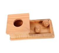FUNNETOYU Wooden Ball Dropping Box for Pine Wood Early Educational Sensory Cognition for Enhances Hand Eye Coordination and Fine Motor Skills Safe Smooth Edges Boys