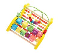 FUNNETOYU Wooden Counting Tool with Beads Giraffe Design Educational Cognitive for Early Learning and Brain Development Teaching Aid