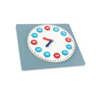 FUNNETOYU Wooden Educational Clock for Montessori Early Recognition Hand Eye Coordination and Logical Thinking Development