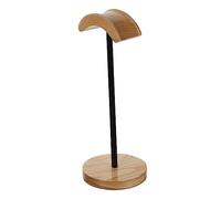 FUNNETOYU Wooden Headphone Stand Wireless Headset Bracket Desktop Organizer with Durable Craftsmanship for Home Office Cafe Use Compatible with Headset Earphones Keys USB Cables