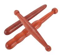 FUNNETOYU Wooden Massage Sticks 3Pcs Portable Acupressure Tools for Foot Hand Reflexology Therapy at Home and Hotel