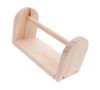 FUNNETOYU Wooden Tape Dispenser with Nonslip Base Elegant Desk Organizer for Masking Packing Craft Adhesive Roll Holder for Office School Home Workspace -Ready Decorative Tape Stand