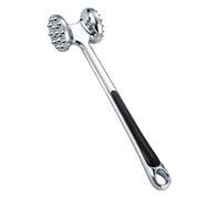 FUNNETOYU Zinc Alloy Steak Hammer Meat Tenderizer Barbecue Mallet with Non-Slip Handle for Beef Chicken Pork Lamb Cooking Tool