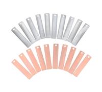 FUNNETOYU Zinc and Copper Electrode for DIY Fruit Battery Materials Science Experiment Supplies Metal Plates Educational Physics and Chemistry Teaching Tool