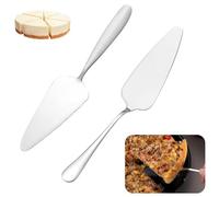 Funngy Cake Slice Stainless Steel,2 PCS Cake Knife and Server Set Stainless Steel Cake Cutter Multifunctional Cake Slicer Cutter for Wedding Cake Cutting Fruit Dessert Cheesecake and Mooncake
