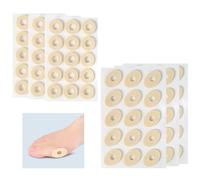 Funngy Corn Cushions,90 PCS Soft Latex Foam Corn Plasters for Feet Self-Adhesive Callus Pads Anti-Friction Corn & Bunion Cushions for Toes Heel Pain Relief Waterproof Corn Remover for Men & Women