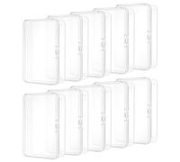 Funngy Playing Card Case,10 PCS Clear Playing Card Box Playing Deck Card Cases Durable Playing Card Box Clear Plastic Case for Game Cards Trading Cards Sports Cards Bank Cards Business Cards