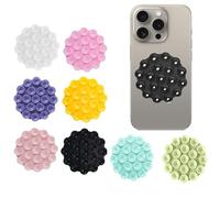 Funngy Silicone Suction Cups,8 PCS Suction Cup Phone Holder Portable Suckers Anti-slip Suckers Mini Suctioncup Mat Multipurpose Phone Suctionpad for Selfies Videos Shower Mirror Car Wall