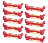 Funngy String Spirit Levels,10 PCS Bubble String Level Mini Hanging Bubble String Line Level Linear Spirit Level for Building Trades Engineering Surveying Fence Post Boat and Professional Use