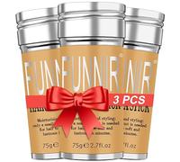 FUNNIR Hair Wax Stick, 3 pack Wax Stick for Hair Slick Stick, Hair Wax Stick for Frizzy Hair Gel Stick Non-greasy Styling Cream for Edge Control & Styling