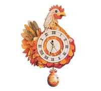 Funnli 3D Puzzle Model Kits for Adults, Unique Animal-Shaped 3D Vintage Wall Clock Puzzle, DIY Assembly Toy, Craft Kits for Men & Women (Cluck-Cluck Clock)