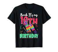 Funny 10 Years Old 10 th Birthday Bruh Its My 10th Birthday T-Shirt