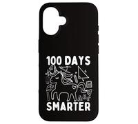 Funny 100 Days Of School Unicorn Saying 100th Smarter Saying Case for iPhone 16