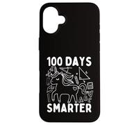 Funny 100 Days Of School Unicorn Saying 100th Smarter Saying Case for iPhone 16 Plus