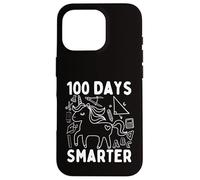 Funny 100 Days Of School Unicorn Saying 100th Smarter Saying Case for iPhone 16 Pro