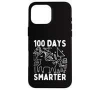 Funny 100 Days Of School Unicorn Saying 100th Smarter Saying Case for iPhone 16 Pro Max