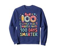Funny 100 DAYS SCHOOL LITTLE MISS SMARTY PANTS Discover Sweatshirt