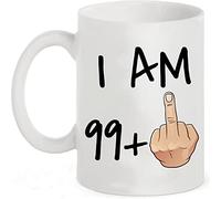 Funny 100th Birthday Gift idea, 11 oz Coffee Mug for Men and Women Turning 100 Years Old as a Joke Birthday Celebration Cup, Dishwasher and Microwave friendly. Best Gift for Mum, dad, Teacher anyone