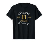 Funny 11 Years of Marriage 2015 11th Wedding Anniversary T-Shirt