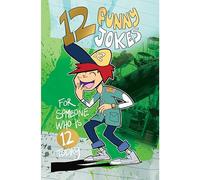 Funny 12th Birthday card, 12 Funny Jokes, Twelve Year Old - Age 12- Childrens Birthday Card - Boys Birthday Card, Girls Birthday Card, Age 12 Funny Birthday Card, Gold Foil Finish