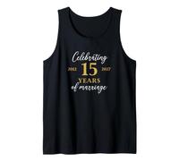 Funny 15 Years of Marriage 2012 15th Wedding Anniversary Tank Top