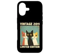 Funny 15 Years Old Gift Vintage 2011 Cat Lover 15th Birthday Case for iPhone 17