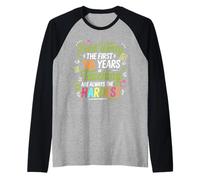 Funny 16 Years of Teaching 16th Work Anniversary Humor Joke Raglan Baseball Tee