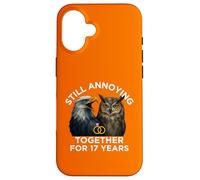 Funny 17th Anniversary Still Annoying Couple 17 Years Case for iPhone 16