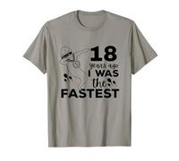 Funny 18th Birthday 18 Years Ago I was The Fastest Dab Sperm T-Shirt