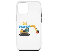 Funny 1st Day Of Preschool I Dig Preschool Dump Truck Pre-K Case for iPhone 12/12 Pro