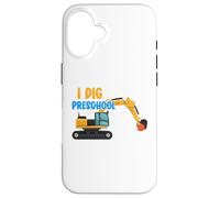 Funny 1st Day Of Preschool I Dig Preschool Dump Truck Pre-K Case for iPhone 16
