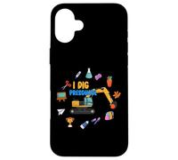 Funny 1st Day Of Preschool I Dig Preschool Dump Truck Pre-K Case for iPhone 16 Plus