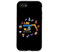 Funny 1st Day Of Preschool I Dig Preschool Dump Truck Pre-K Case for iPhone SE (2020) / 7 / 8