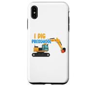 Funny 1st Day Of Preschool I Dig Preschool Dump Truck Pre-K Case for iPhone XS Max