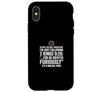 Funny 2 Kings 9 20 Driver Biblical Pace Faith Case for iPhone X/XS