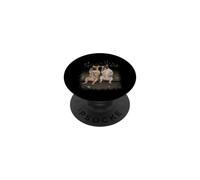 Funny 2 Smoking French Bulldog Dogs Drinking Beer Meme PopSockets Adhesive PopGrip