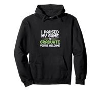Funny 2025 Gamer Graduation Respawned Into Adulthood Pullover Hoodie