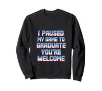 Funny 2025 Gamer Graduation Respawned Into Adulthood Sweatshirt