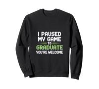 Funny 2025 Gamer Graduation Respawned Into Adulthood Sweatshirt