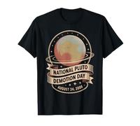 Funny 2026 National Pluto Demotion Day Vintage Space Nerd T-Shirt