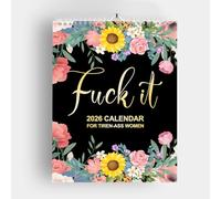 Funny 2026 Wall Calendar Planner Here We Go Again Calendar 2026 (C)