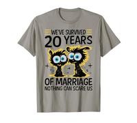 Funny 20th Wedding Anniversary Couples Husband Wife 20 Years T-Shirt