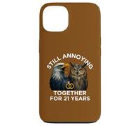 Funny 21st Anniversary Still Annoying Couple 21 Years Case for iPhone 13