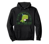 Funny 22nd Birthday This is My Dinosaur Birthday Pullover Hoodie