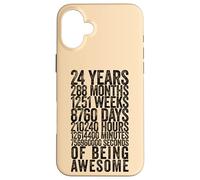 Funny 24th Birthday Shirt Old Meter Funny 24 Year Old Gifts Case for iPhone 16 Plus