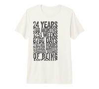 Funny 24th Birthday Shirt Old Meter Funny 24 Year Old Gifts Premium T-Shirt