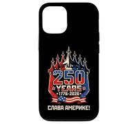 Funny 250 Years 1776-2026 Slava America Russian American Case for iPhone 12/12 Pro