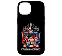 Funny 250 Years 1776-2026 Slava America Russian American Case for iPhone 14